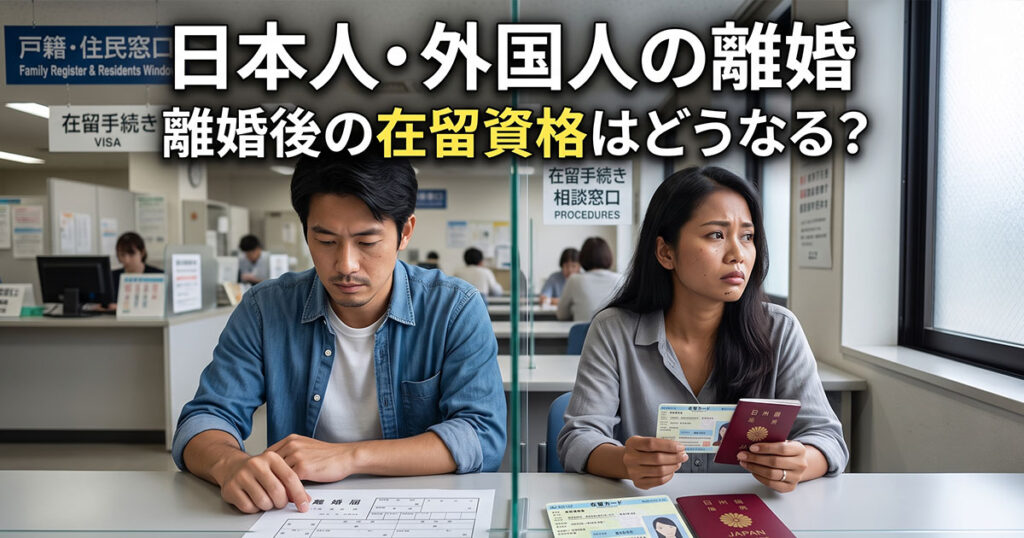 日本人と外国人が離婚
